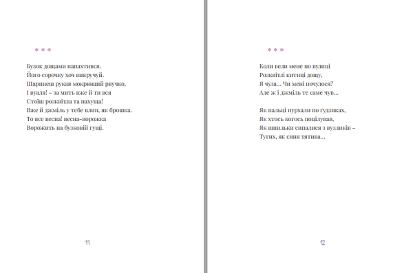 Збірка поезій «Бузкові та рожеві вірші» Оксана Бевзюк - фото №9