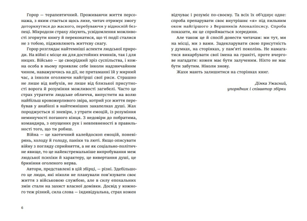 Книга "Птахи у пітьмі" міжавторська збірка мілітарного горору (передзамовлення) - фото №6